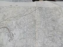 　成田　千葉県　古地図　 地形図　地図　資料　46×57cm　　昭和57年編集　　平成6年印刷　発行　書き込み　B2401_画像5