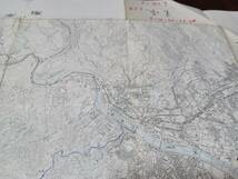 　宝塚　兵庫県　古地図　 地形図　地図　資料　46×57cm　昭和42年改測　　昭和47年印刷　発行　書き込み　B2401_画像5