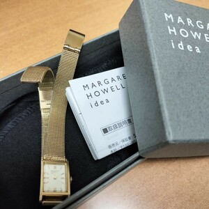 箱/説明書付★マーガレットハウエル/MARGARET HOWELL idea/by シチズン★クォーツ腕時計/レディース/純正ベルト/アナログ/電池切れ◆pKC4