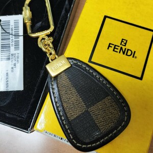  box attaching beautiful goods * Fendi /FENDI* key holder / key ring * men's / small articles / accessory / key case /Keychains*pKC