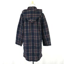 日本製★draper's bench/ドレイパーズベンチ★フード付きロングコート【40/レディースL/紺系チェック柄】Coats/Jackets/Jumpers◆pBH390_画像3