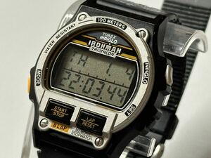 1円〜☆メンズ腕時計 TIMEX タイメックス IRONMAN アイアンマン TRIATHLON トライアスロン クォーツ デジタル 動作品