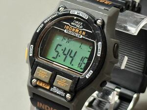 1円〜☆メンズ腕時計 TIMEX タイメックス IRONMAN アイアンマン TRIATHLON トライアスロン D386.694 クォーツ デジタル 動作品