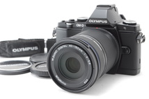 OLYMPUS オリンパス OM-D E-M5 ブラック レンズキット 新品SD32GB付き iPhone転送_画像1