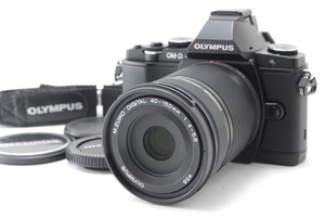 OLYMPUS オリンパス OM-D E-M5 ブラック レンズキット 新品SD32GB付き iPhone転送