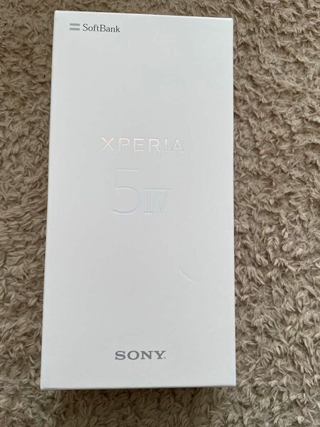 Xperia 5 IV 6.1インチ メモリー8GB ストレージ128GB エクリュホワイト ソフトバンク 新品未使用品