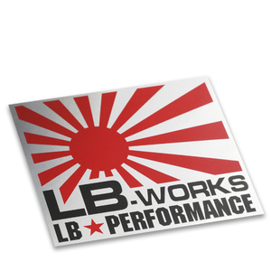 リバティーウォーク LB-WORKS small　Red/Silver 品番ST9-RS