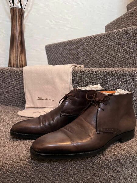 SANTONI チャッカブーツ