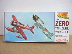 開封・未組立◇ジョーハン JO-HAN 1/72 日本海軍 ゼロ戦 零戦 二式水戦 A6M2 ZERO ZEKE Or RUFE 水上戦闘機 