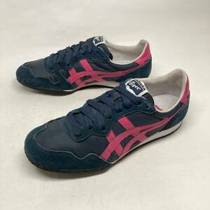 即決!定番! Onitsuka Tiger SERRANO 紺×紫 23cm TH109L / オニツカタイガー アシックス セラーノ asics