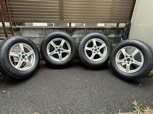 バリ山スタッドレスタイヤ 215/65R/16ブリザック VRX2 アルミホイール付き4本