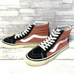 R5239bE VANS Vans - ikatto спортивные туфли orange × черный женский размер 24cm SK8-HI замша скейтборд ske-ta- Van z