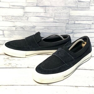 R5301bL CONVERSE SKATEBOARDING CS LOAFER コンバース シェブロンスター 28cm ブラック メンズ スケート SK8 スリッポン 1CL831 