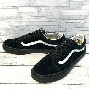 R5376bE VANS バンズ スニーカー ブラック 27cm メンズ オールドスクール ローカット スエード シューズ スケボー スケーター 靴 ヴァンズ