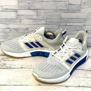 R5375bE adidas アディダス スニーカー ホワイト×グレー×ブルー メンズ 26.5cm CLIMACOOL VENT クライマクールヴェント 靴 CM7396