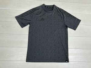 ★アディダス adidas 総柄 Tシャツ Sサイズ グレー メンズ★