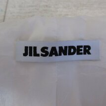 美品 JIL SANDER ジルサンダー ストレッチ ボックスシルエット ダブル テーラードジャケット 38 ホワイト_画像4