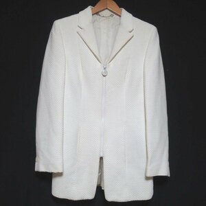  superior article GUCCI Old Gucci Tom Ford period 1996 year made Vintage en Boss Zip up tailored jacket 42 size white 