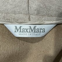 美品 20AW MAXMARA マックスマーラ カシミヤ100％ ケープコート ポンチョ 473604076 サイズSM ベージュ_画像4