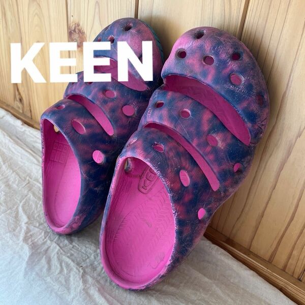 KEEN Yougi サンダル　タイダイ柄　コラボ　KEEN YOGUI キーンヨギ