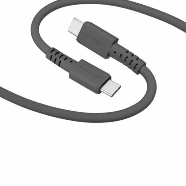 Iphone15 100cm 2本　しなやかで絡まない シリコンケーブル　急速充電 データ転送対応 USB-C to USB-C 