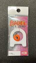 ROB BABEL ACE ZERO 0.4g カズマンオレンジ エリア トラウト スプーン オリカラ ロブルアー　バベルエース　ゼロ 新品未使用品 シモキン_画像1