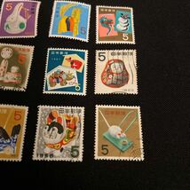 ③日本の古い切手　コレクション　1955年他_画像5