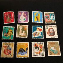 ③日本の古い切手　コレクション　1955年他_画像1