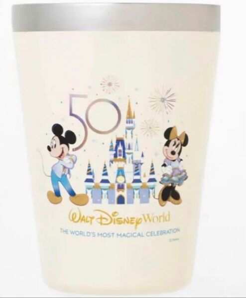 ディズニー　カップコーヒー　タンブラー　ディズニーワールド50周年