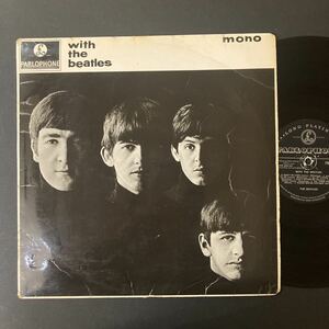 デンマークORG. “WITH THE BEATLES” The Beatles / 初期黒銀パーロフォンラベル