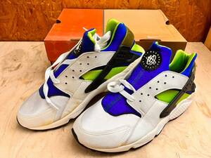 新品 NIKE AIR HUARACHE LE ナイキ 30cm 　エアー　ハラチ　グリーン　シューズ　スニーカー　ホワイト　　　SA0127 