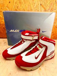  не использовался с биркой NIKE AIR MAX 360 BB 29cm AP Nike air max обувь спортивные туфли WHITE/VARSITY RED-CHROME BLA/RPRO-CHROME SA0110