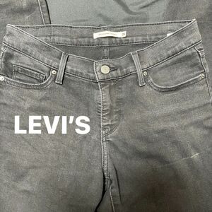 LEVI’S ストレートデニム ダークウォッシュ 26inch