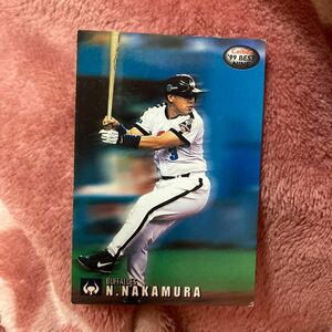 カルビープロ野球カード 2000年　中村紀洋　大阪近鉄バファローズ　1999年ベストナイン　当時物　同梱可