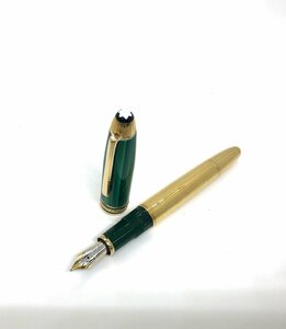 【和の美】 モンブラン　万年筆　マイスターシュテュック　18k 750　BM102056　925　グリーン　金