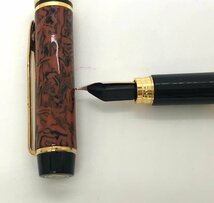 【和の美】 WATERMAN　万年筆　ル・マン 200 ラプソディ　ファイアレッド　18k 750_画像3