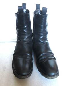  free shipping! paul smith( Paul Smith ). leather made side-gore boots,27-28cm