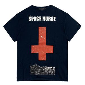 UNDERCOVER アンダーカバー 17SS THE SPACE NURSE SS TEE クロス ロゴ プリント Tシャツ カットソー ブラック 黒 M