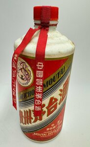 ◆古酒　開栓済み　貴州茅台酒　年代不明　マオタイ酒　天女ラベル　KWEICHOW MOUTAI　中国酒　白酒　陶器　総重量約998g　53％/540ml◆SA