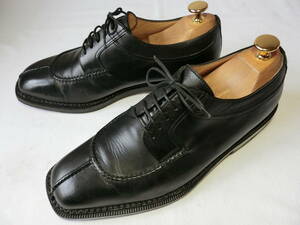 SANTONI　サントーニ　7.5F　26㎝前後　レザーシューズ　革靴　黒　Uチップ　UNITED ARROWS