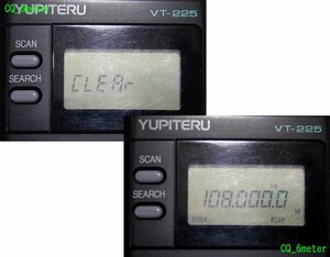 ■CQ_6meter■YUPITERU VT-225のメモリーが消える修理承ります.