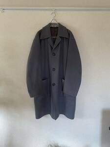 【1000円スタート 美品】AURALEE オーラリー DOUBLE CLOTH LIGHT MELTON SOUTIEN COLLAR COAT