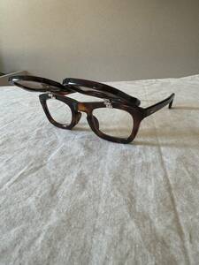 【1000円スタート スペシャル】1950s FRAME FRANCE FLIP-UP KEYHOLE WELLINGTON DEMI AMBER TART OPTICAL フランス 跳ね上げ式 vintage