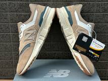 ◆モデル出品◆新品 25.5cm ニューバランス CM997HJJ マッシュルームブラウン LIFESTYLEモデル NEW BALANCE レザー天然皮革 アウトドア 茶_画像3