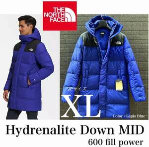 ◆ Модельная выставка ◆ Новый размер XL North Face Hydrena Food Gose Down Poat 600fill Blue Blue Cold Shroefice/Bench Court модель США