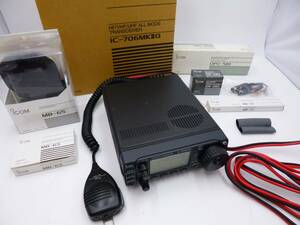 ICOM IC-706MK2G HF/50MHz/144MHz/430MHz ALL MODEトランシーバー(オプション多数内蔵) 動作品