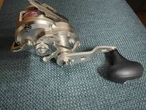 12オシアジガー 2001NR-HG シマノ 左ハンドル　ラインストッパー　付き　OCEA JIGGER SHIMANO orライン付き_画像6