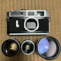 Canon MODEL7 レンジファインダー フィルムカメラ 交換レンズ２本と本革ケース付属_画像5