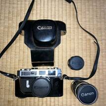 Canon MODEL7 レンジファインダー フィルムカメラ 交換レンズ２本と本革ケース付属_画像8