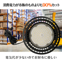 1円 LED ライト 蛍光灯 電球 照明器具 高天井 壁面 防水 防塵 100W 工場 倉庫 ダウンライト ハイベイライト 投光器 作業灯 屋外 sl092_画像2